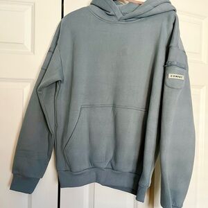 Comfrt Travel Essentials blue grey hoodies size small NWOT